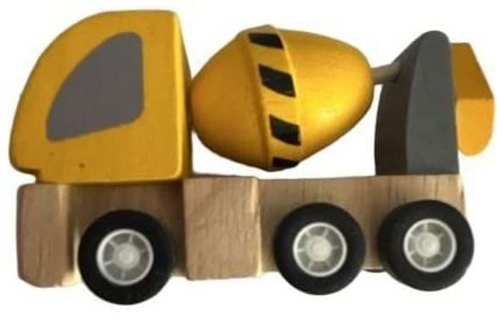 PlanToys PlanCity Wooden Cement Mixer Truck